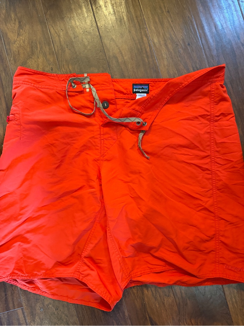 Patagonia Men's Bright Red Swim Board Shorts